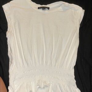 Boston Proper Elegant White Blouse